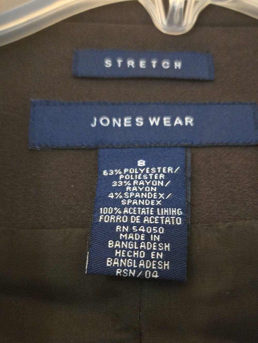 Jones Wear Brown Women Stretch Jacket - Fully Lined